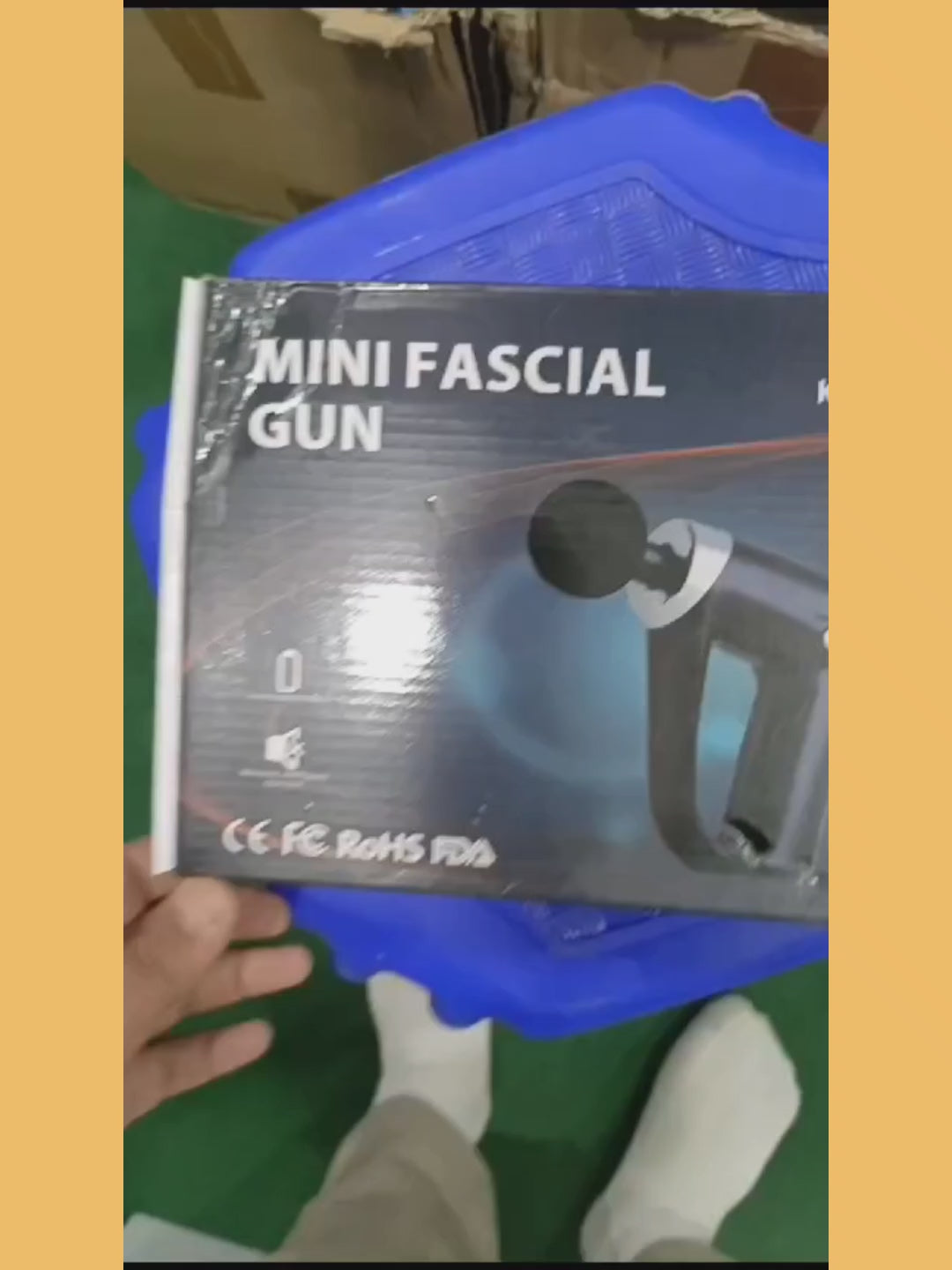 KH-810 Mini Fascial Gun for Deep Tissue Massage "Imported Product"