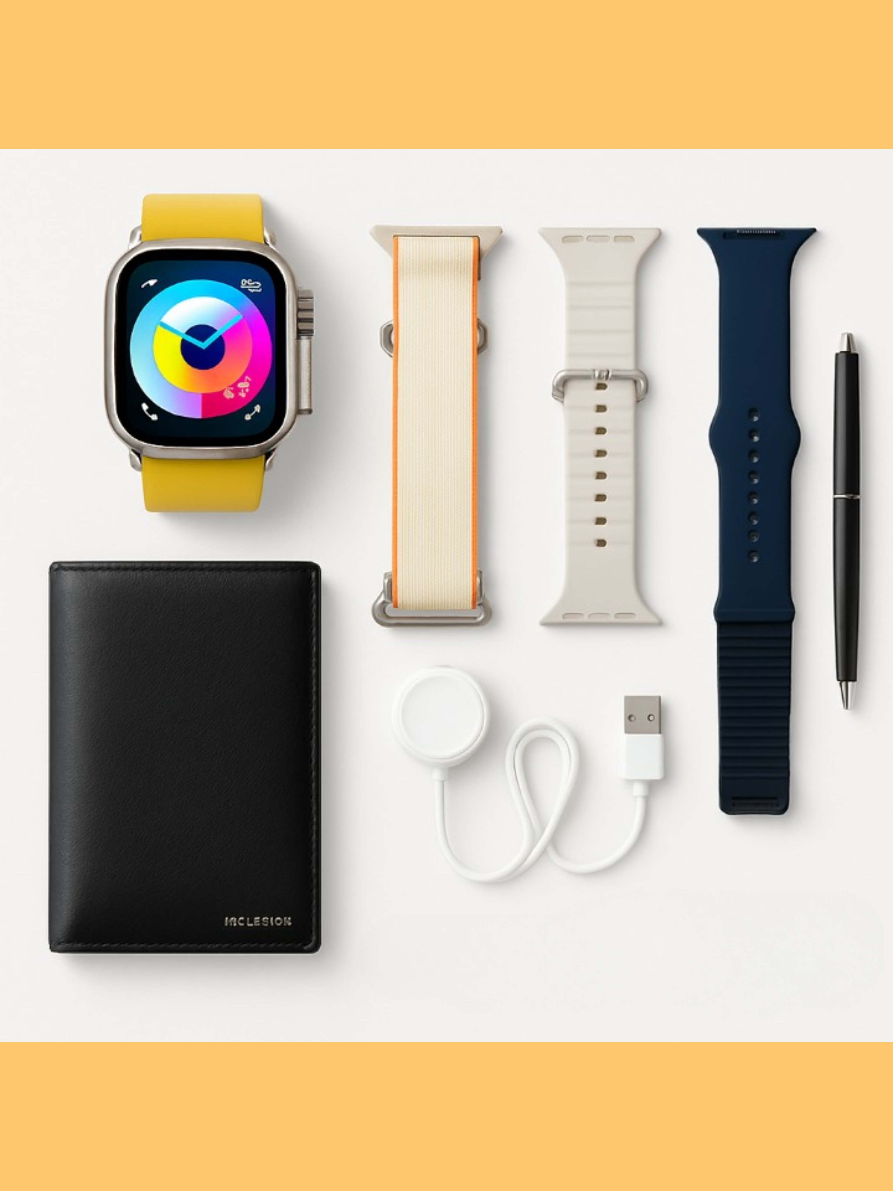 S200 Ultra Smart Watch (Elegant Card Wallet+Pen+Smart Watch) "Gift Product"