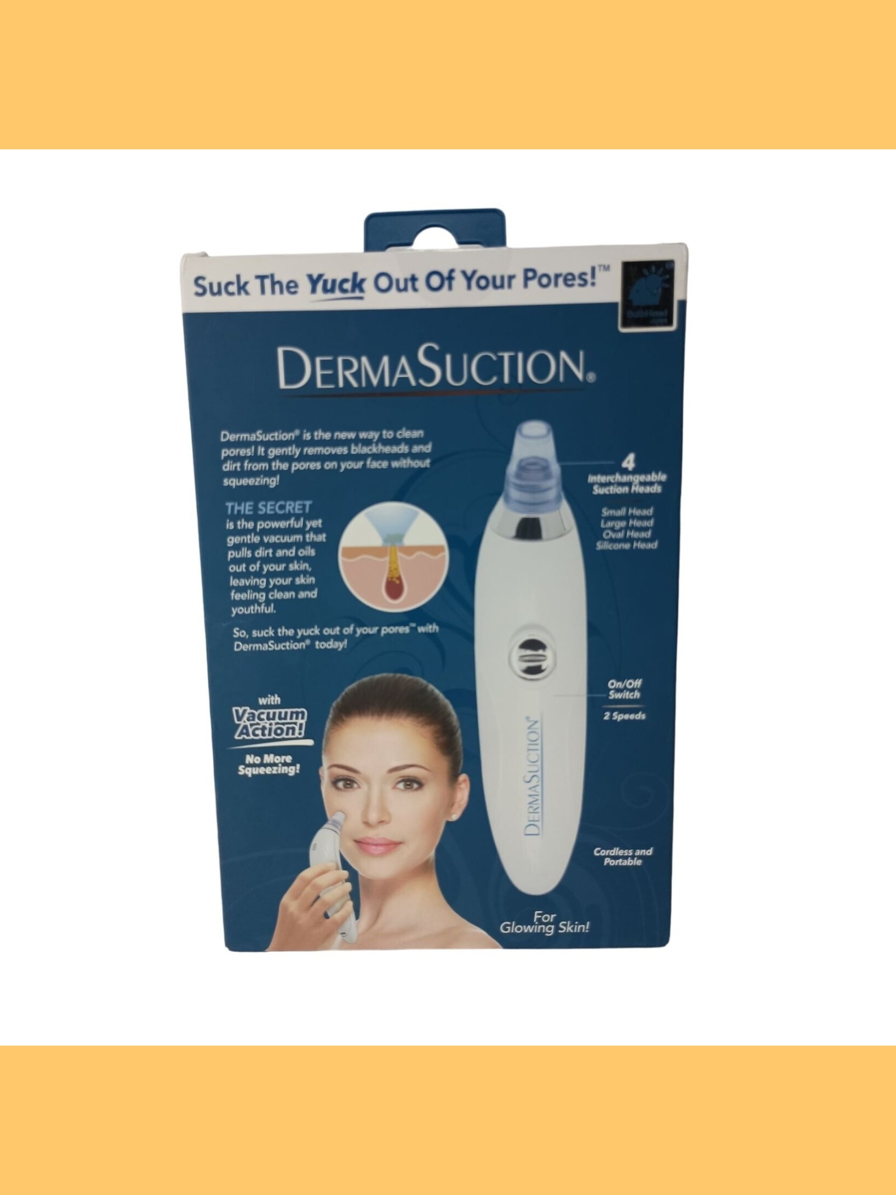 DermaSuction™ Professional Blackhead Remover and Pore Cleaning Device (Cell-Powered) "Original Imported Product"