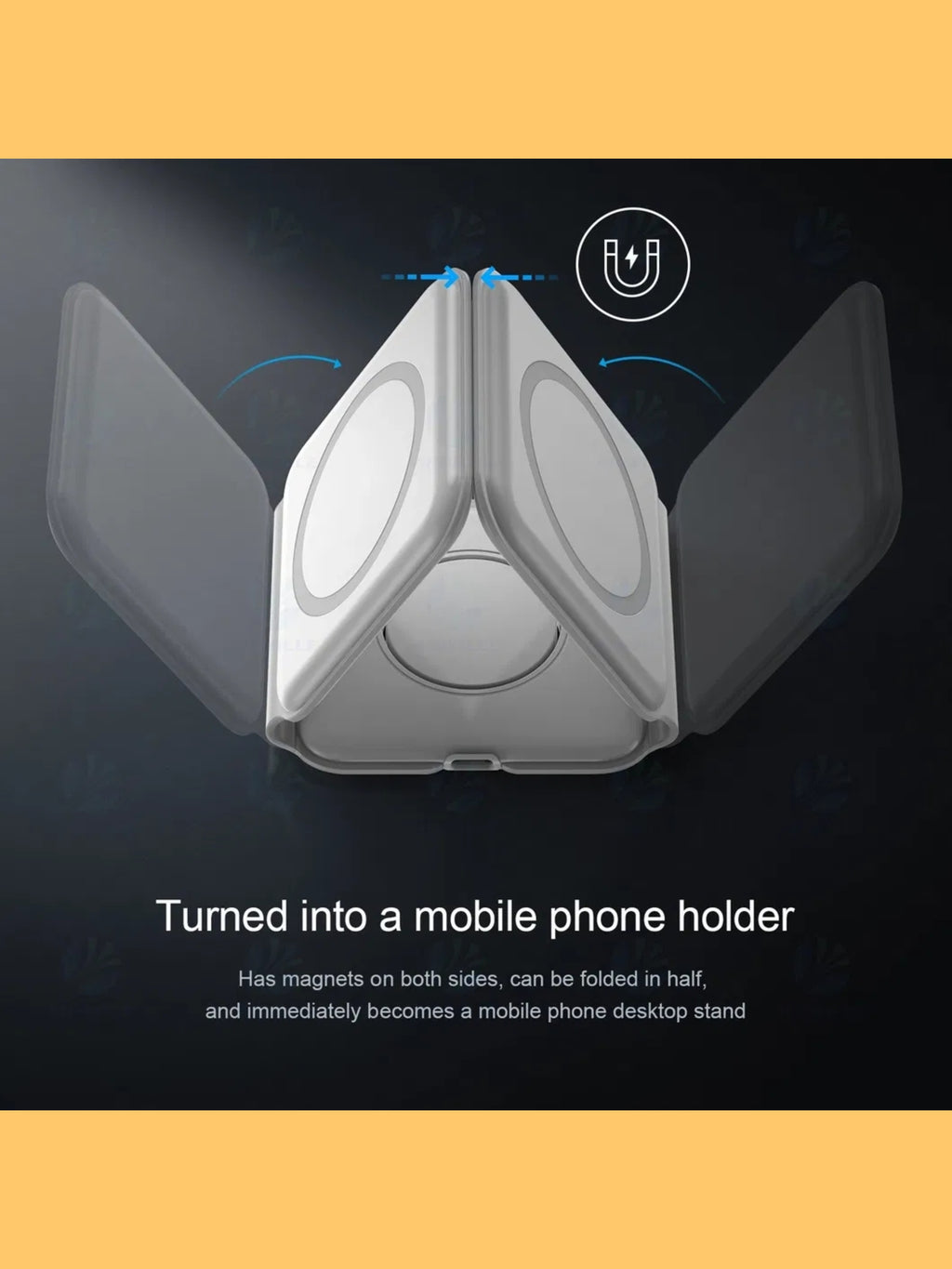 3-in-1 Foldable Magnetic Wireless Charging Station (15W Fast Charge) "loot product"