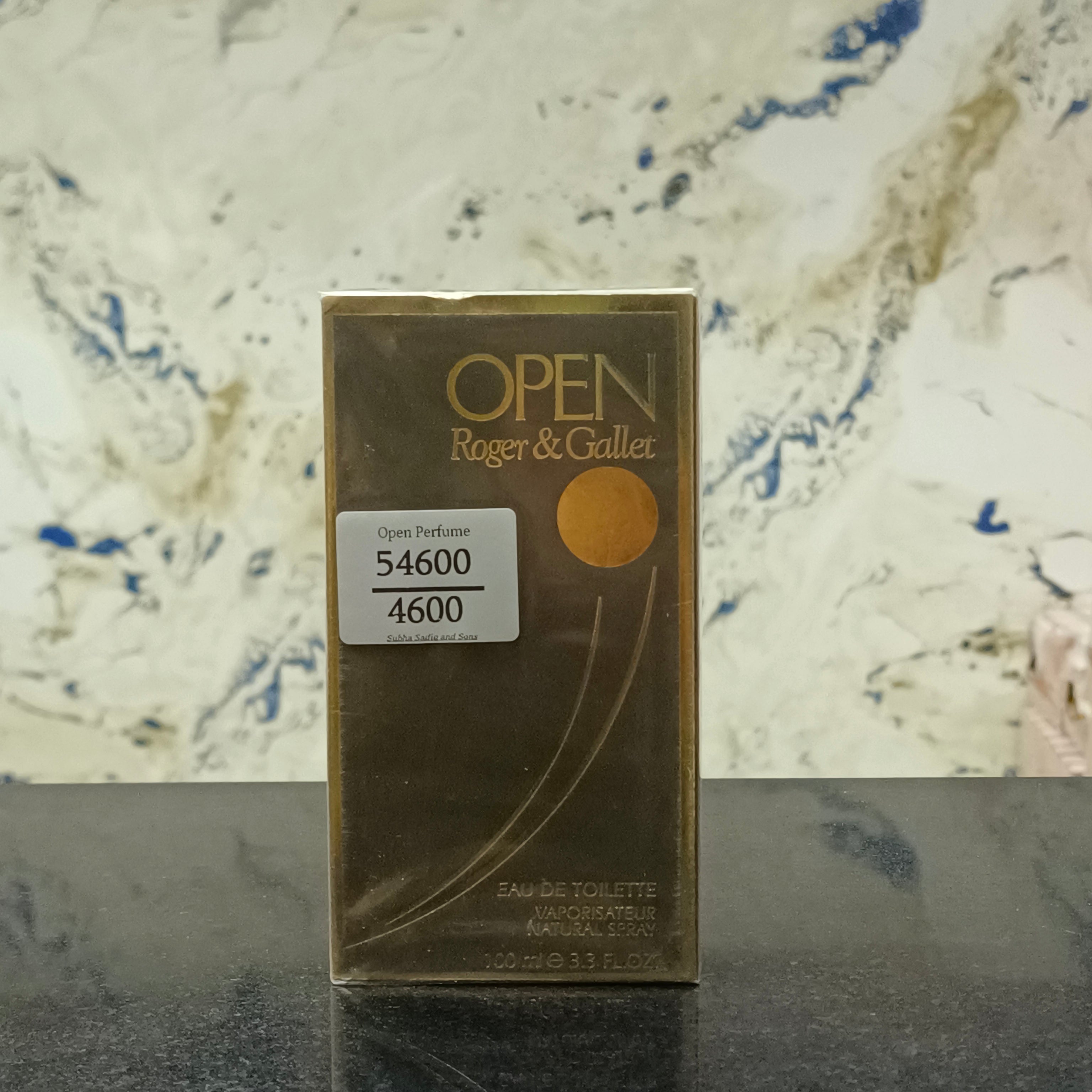 Roger and Gallet Open Perfume