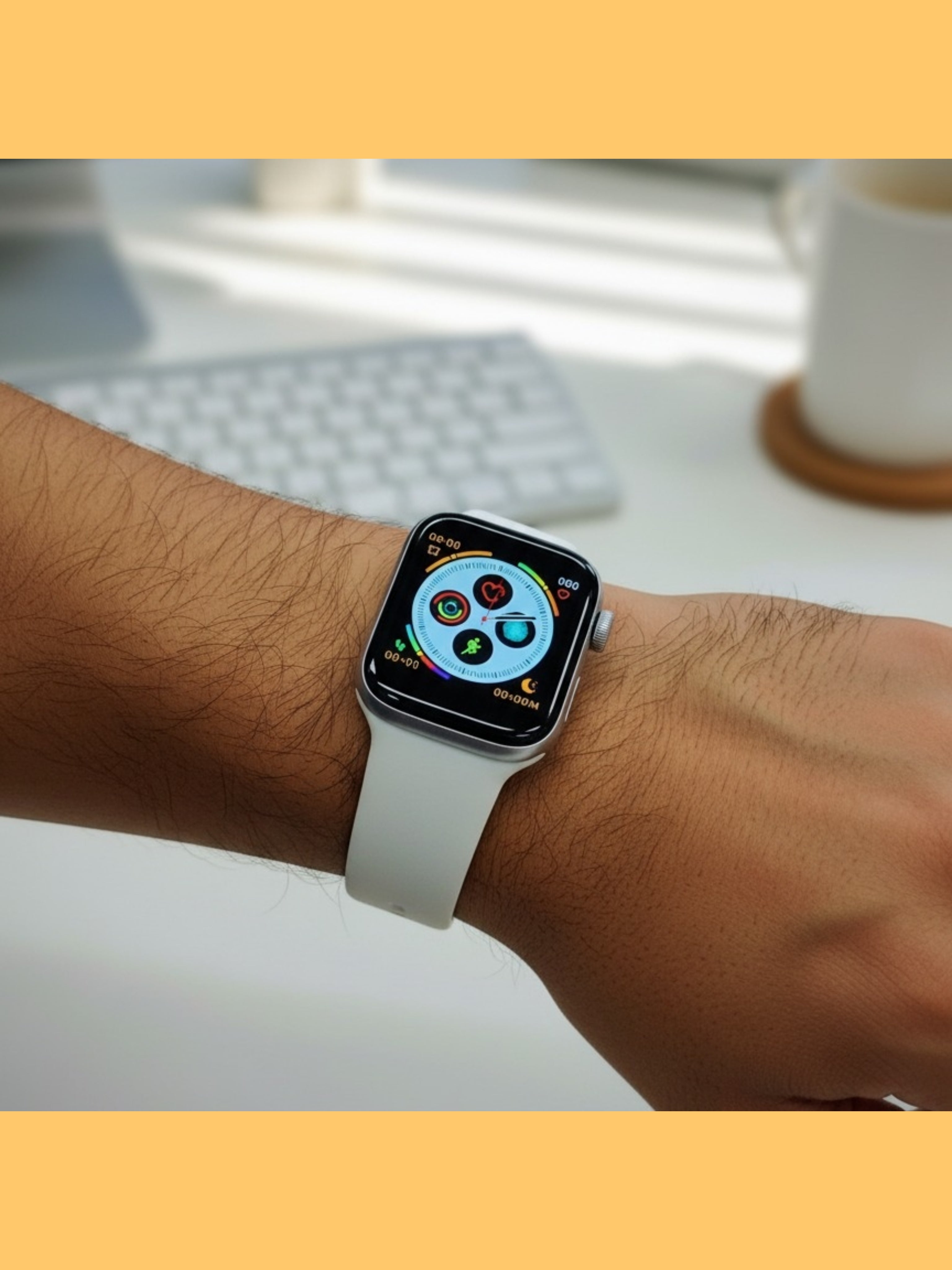 Series 5 Design Smart Watch with Elegant and Sleek display "Best Product to add value in Fashion"