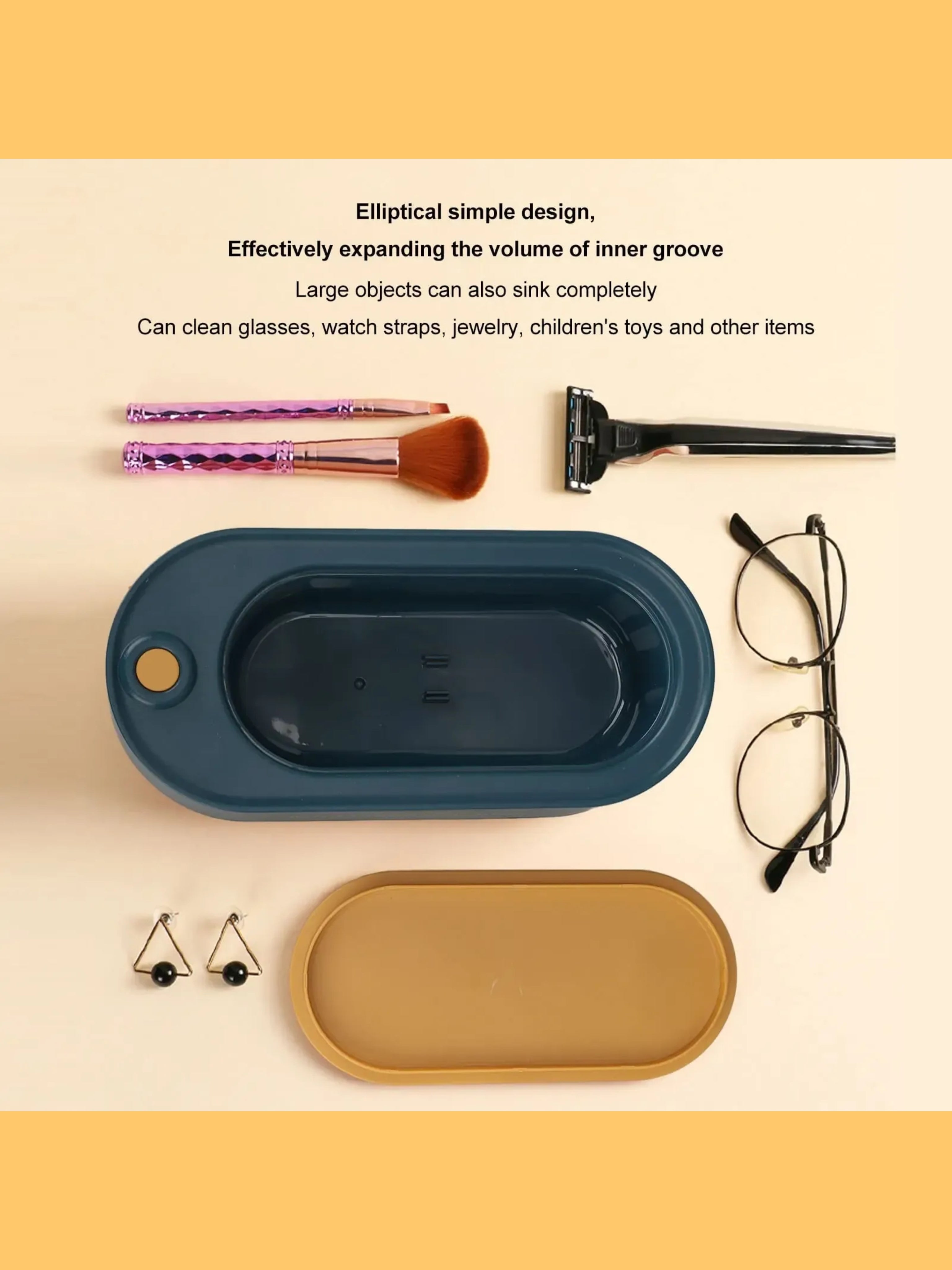 Portable Mini Ultrasonic Cleaner – Professional High-Frequency Cleaning Machine "Utility Gadget"