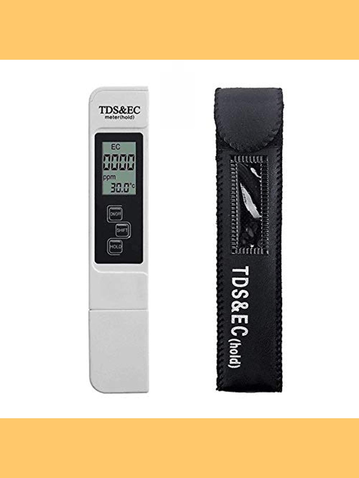 Digital TDS, EC & Temperature Meter (3-in-1) with Backlit LCD "Useful Pocket Gadget"