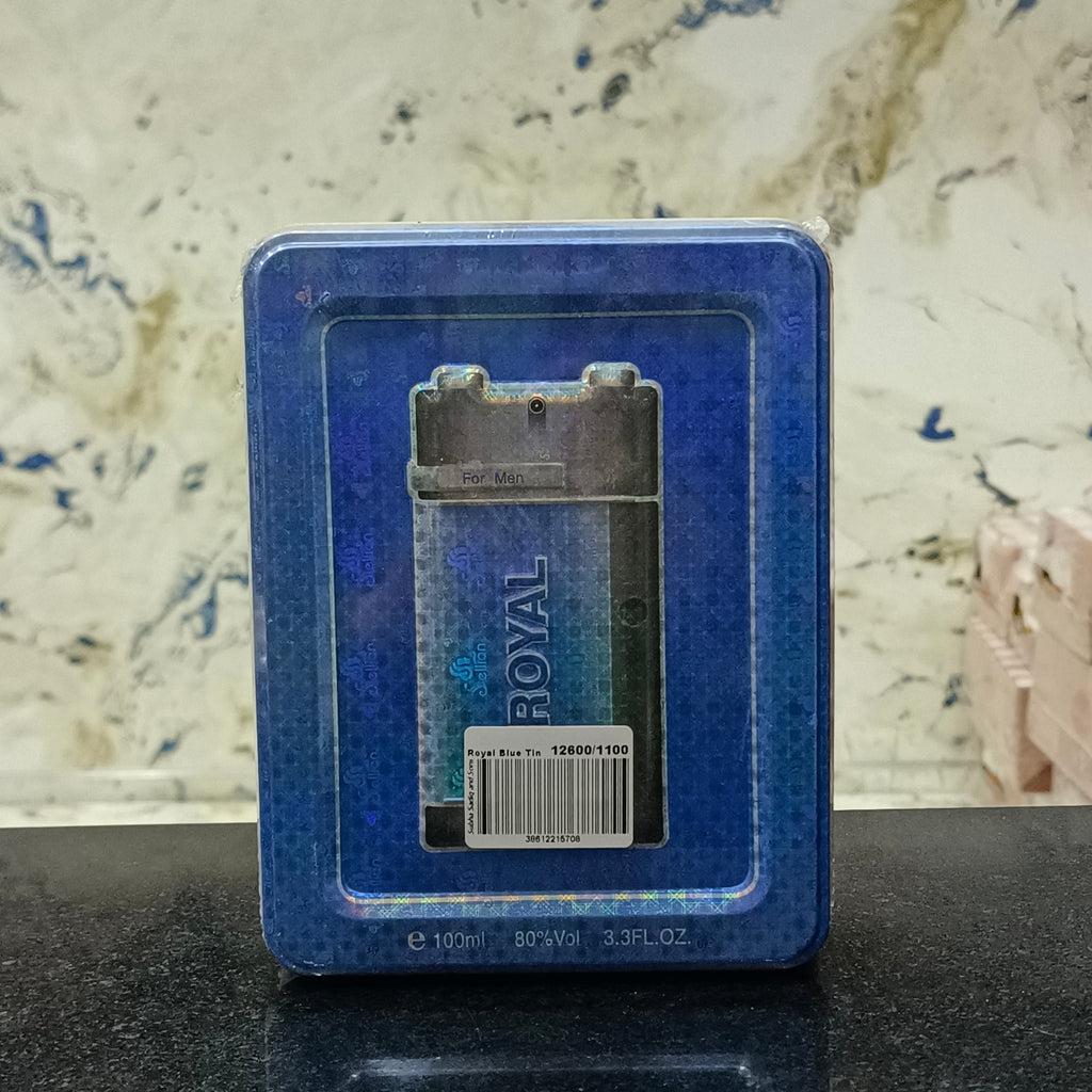Royal Blue Perfume Tin Pack