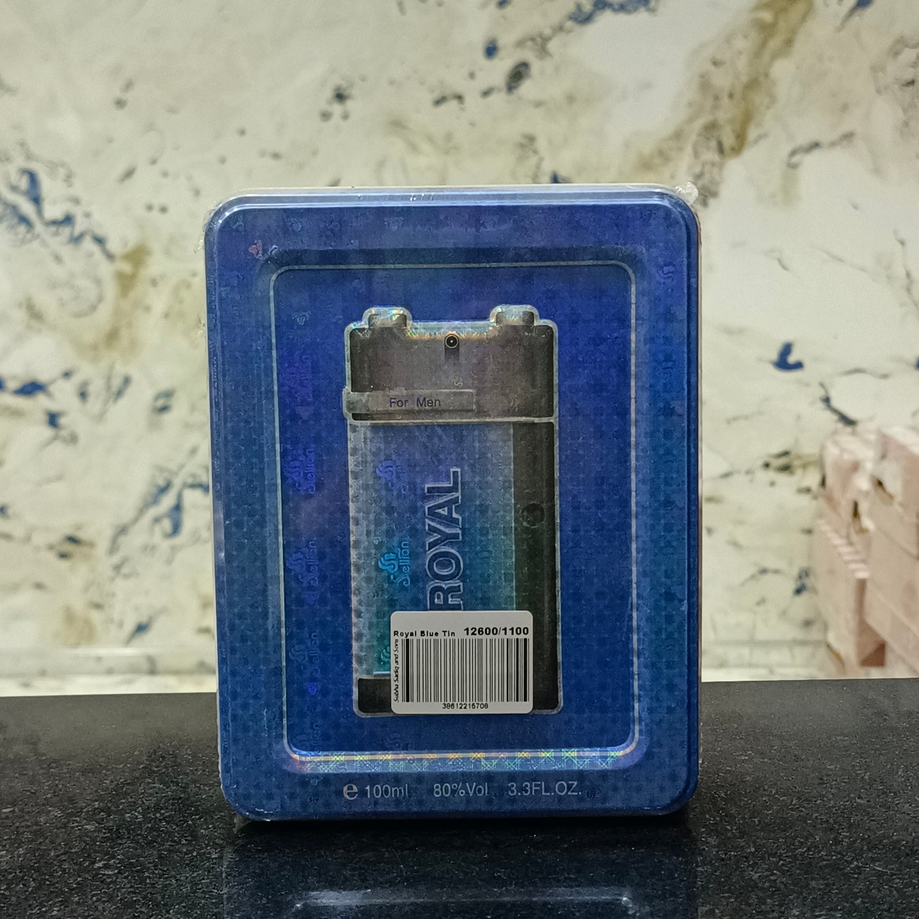Royal Blue Perfume Tin Pack