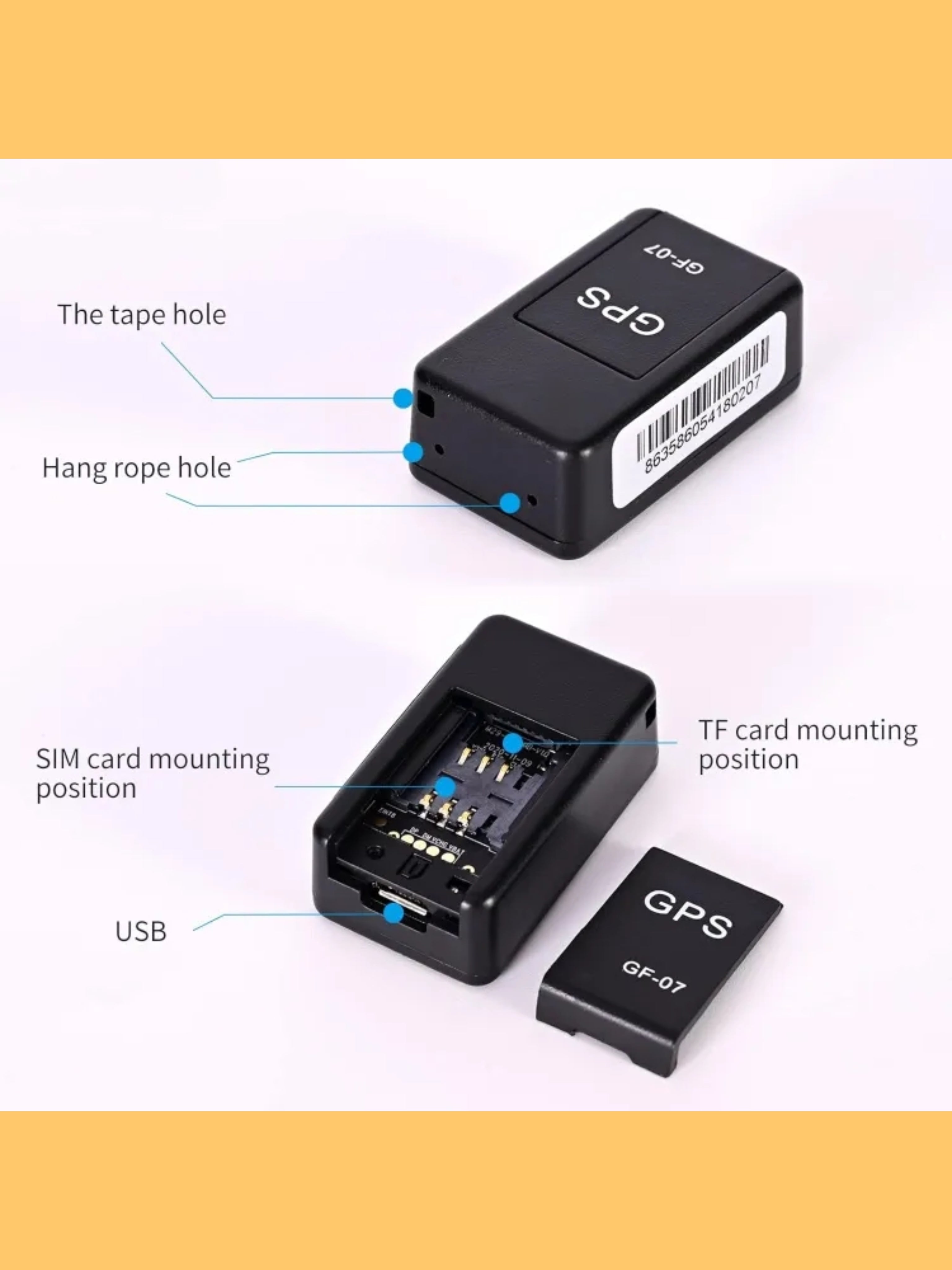 GF-07 (Mini) Magnetic GPS Tracker ”Value Gadget"