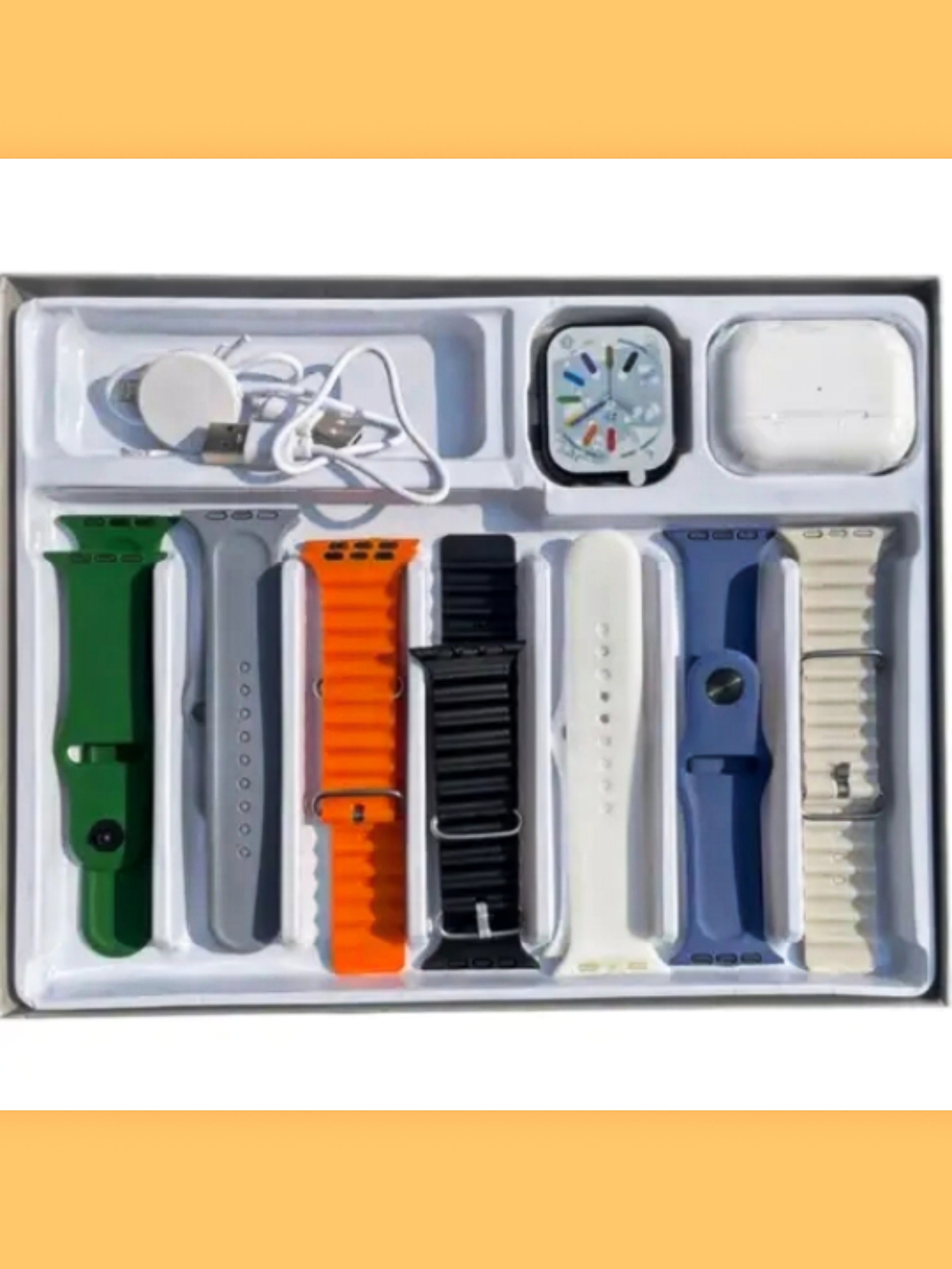 Crown S600 "10-in-1" (Watch+Earbuds+Straps) "Value for Money Product"