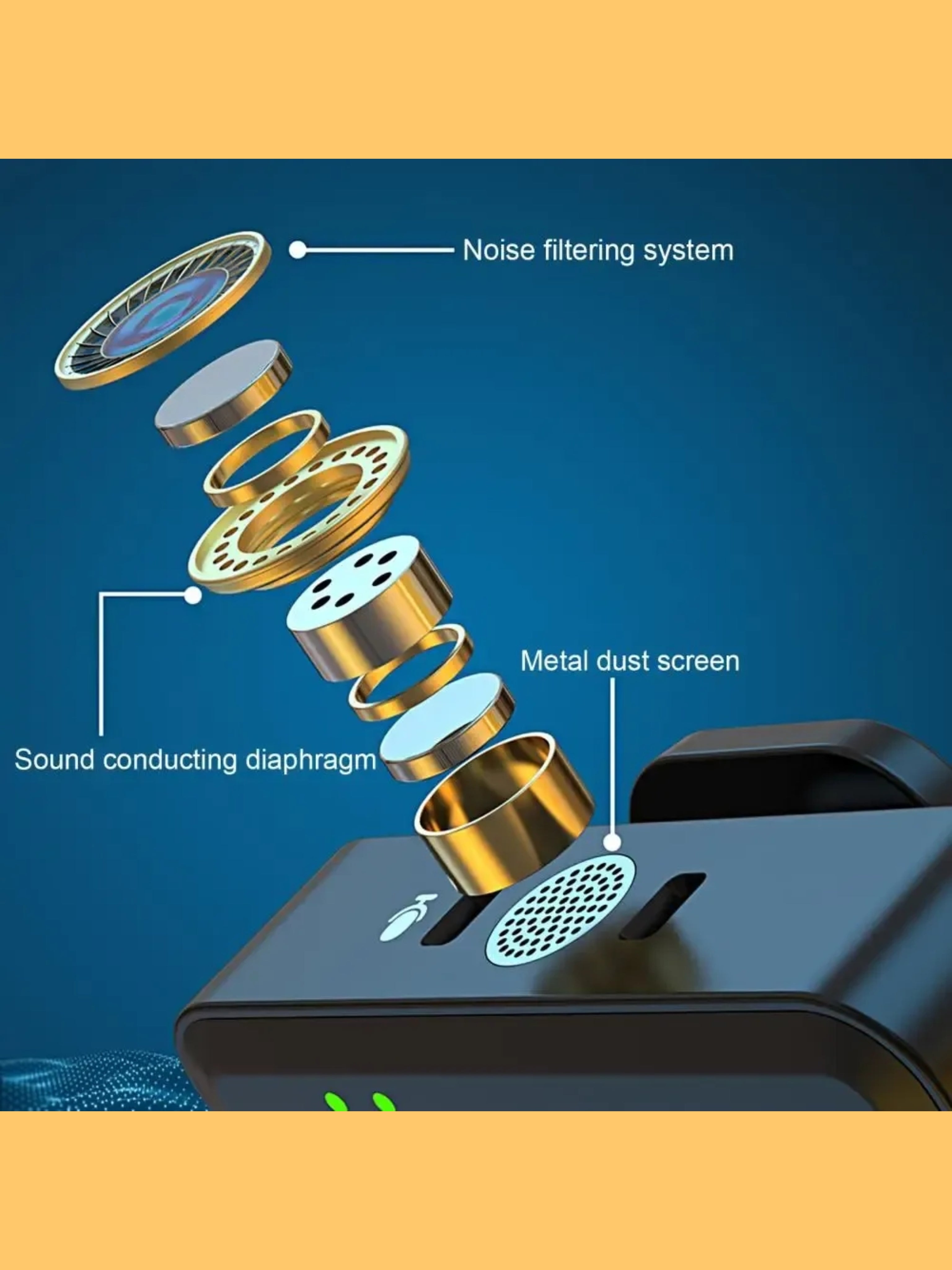 SX8 Wireless Microphone USB Type-C (single lavalier)for Professional Purposes "Value Product"