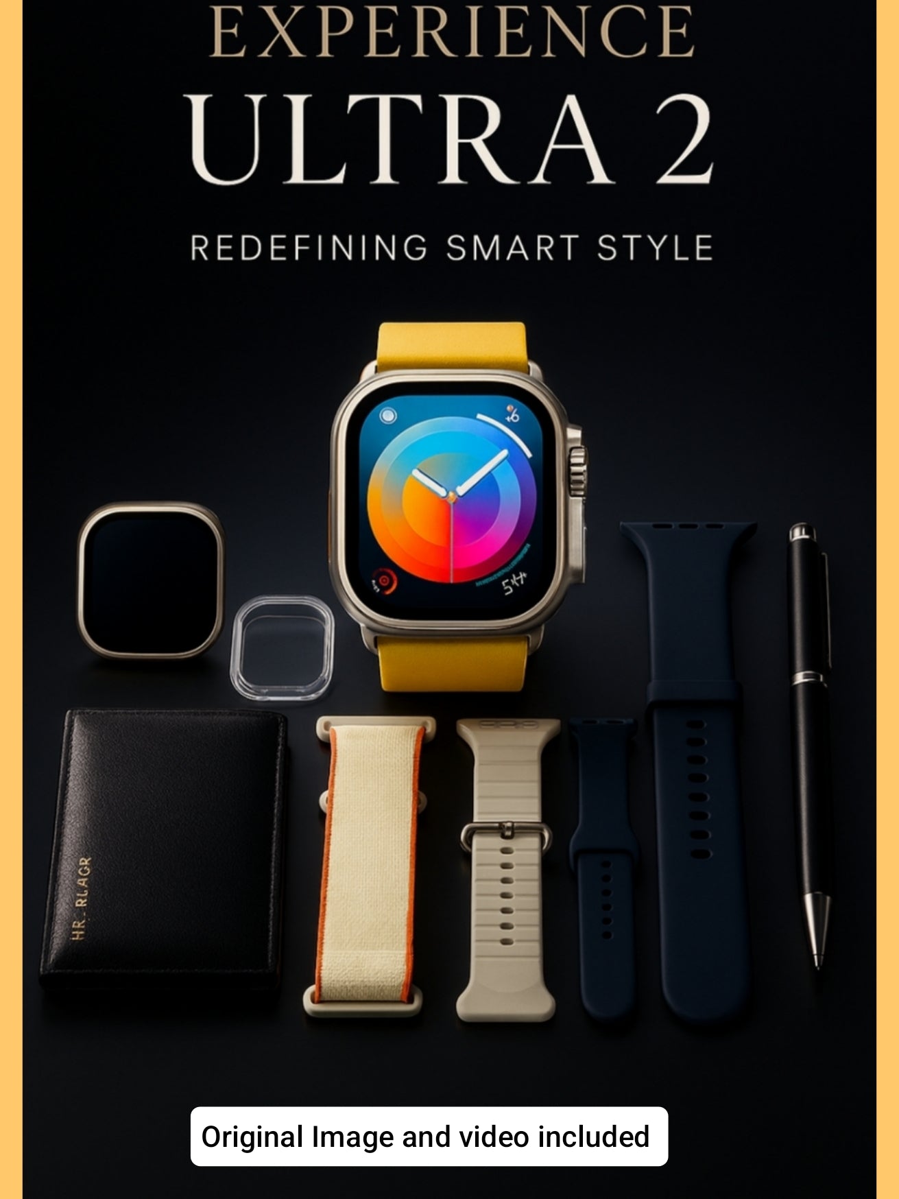 S200 Ultra Smart Watch (Elegant Card Wallet+Pen+Smart Watch) "Gift Product"