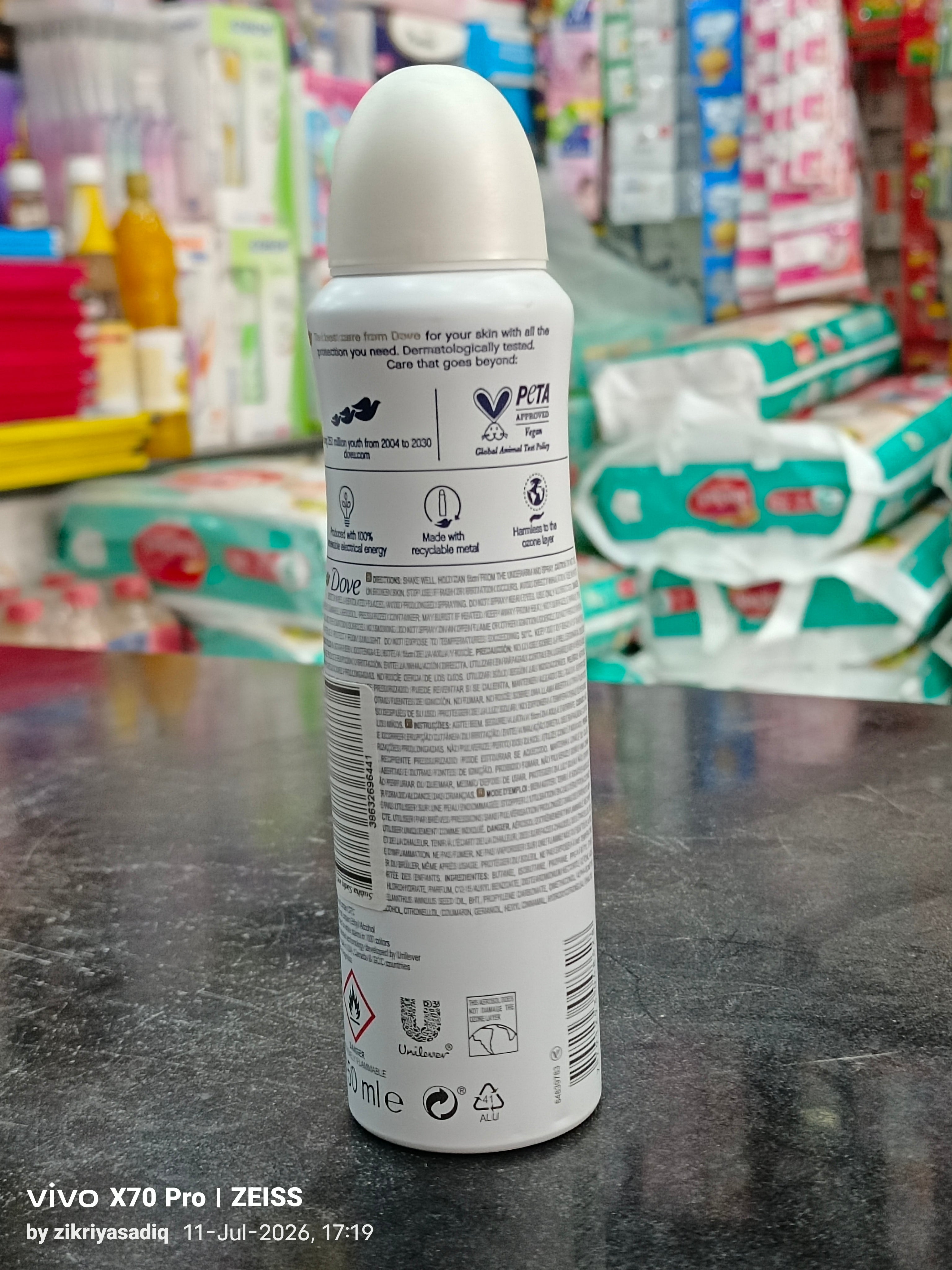 Dove Body Spray