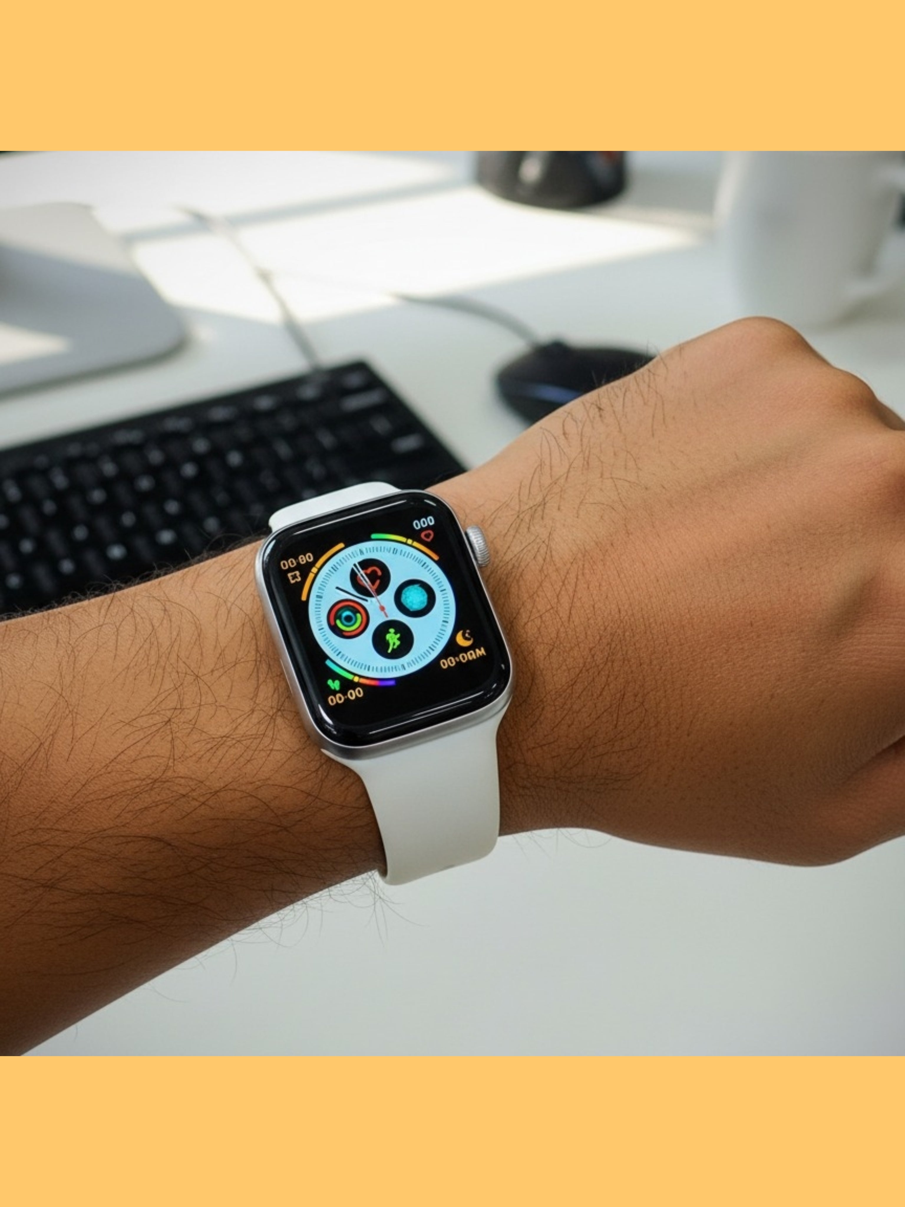 Series 5 Design Smart Watch with Elegant and Sleek display "Best Product to add value in Fashion"