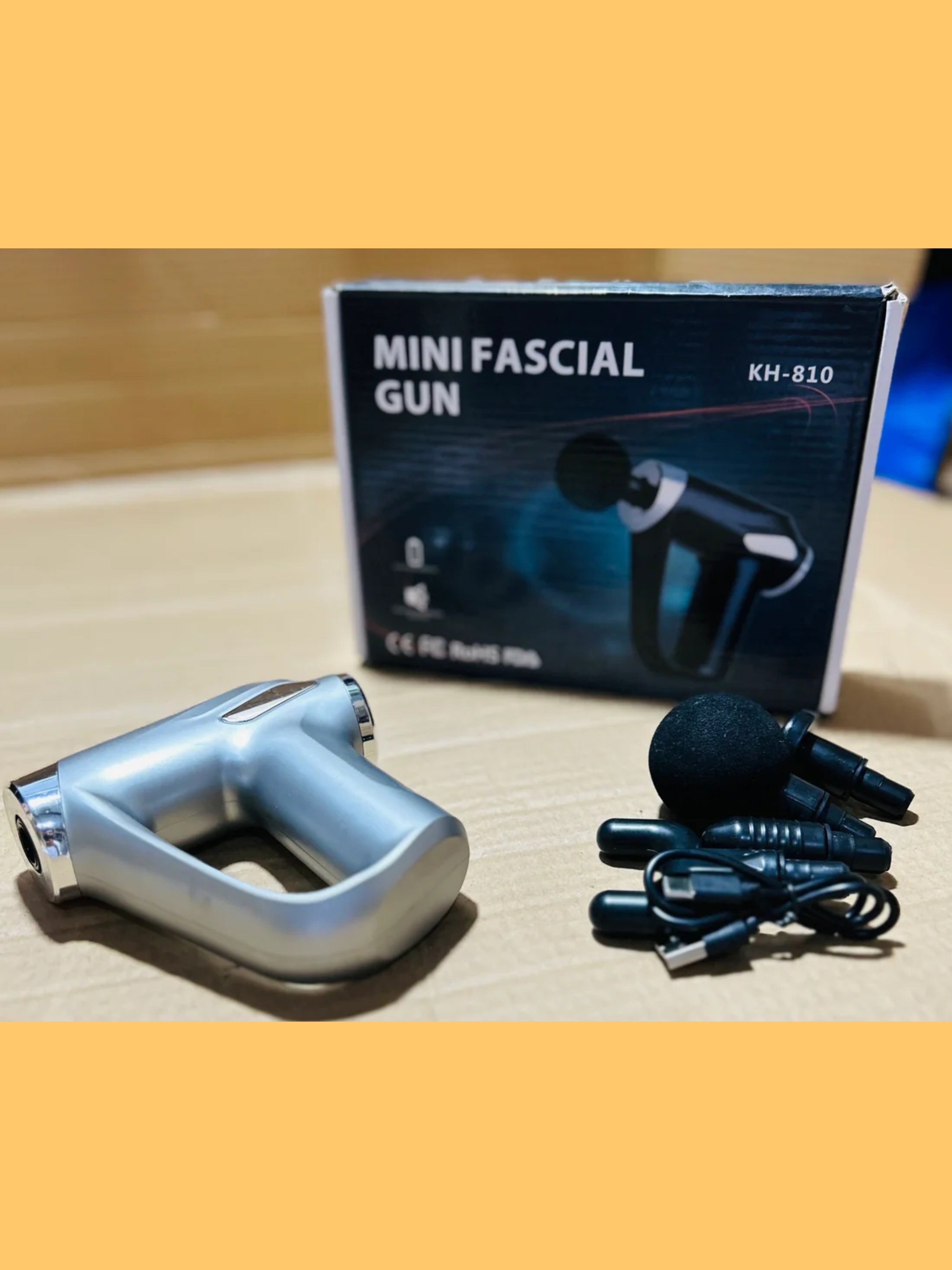 KH-810 Mini Fascial Gun for Deep Tissue Massage "Imported Product"