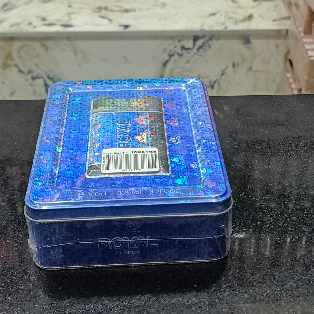Royal Blue Perfume Tin Pack