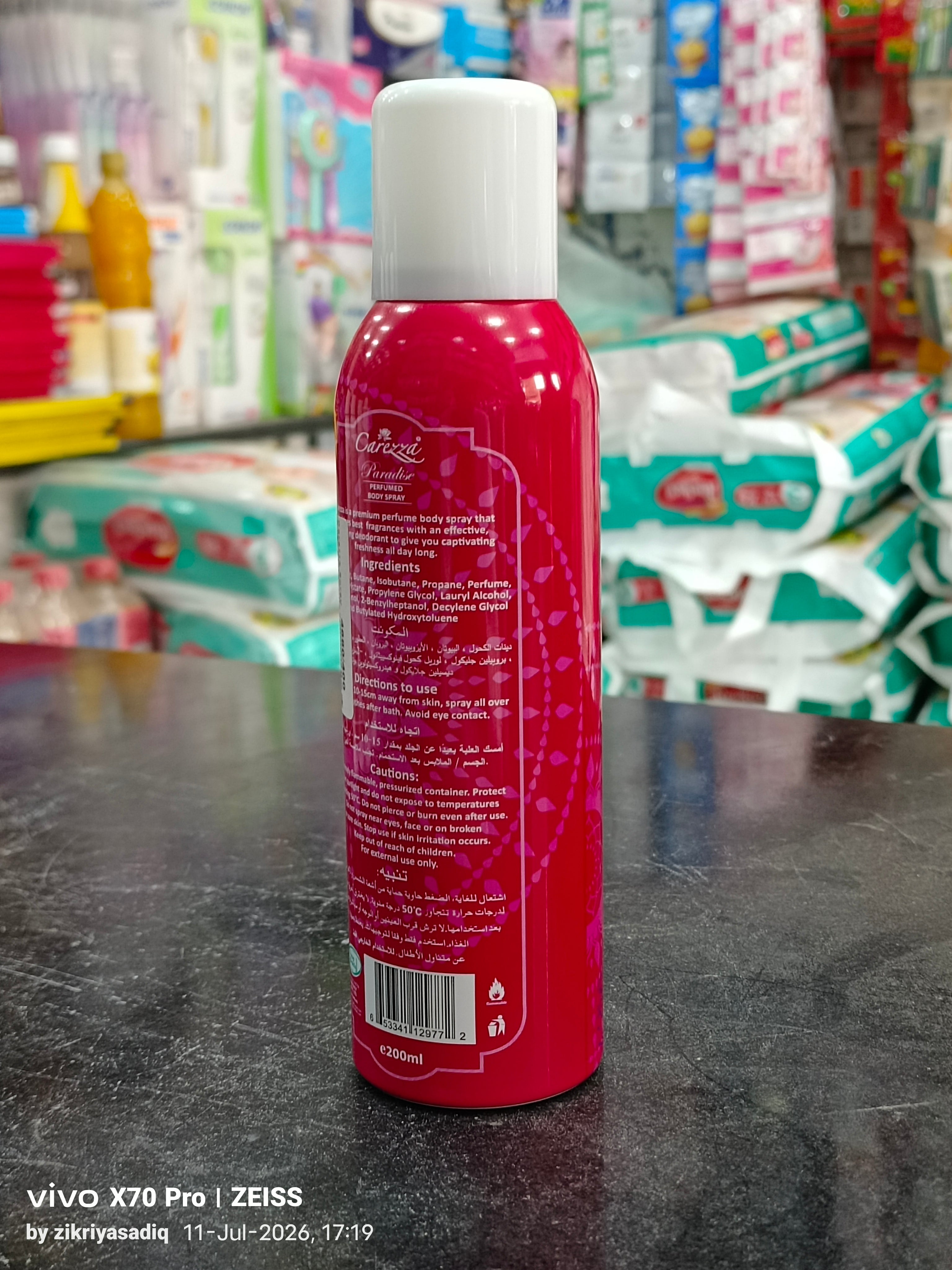 Carezza Body Spray