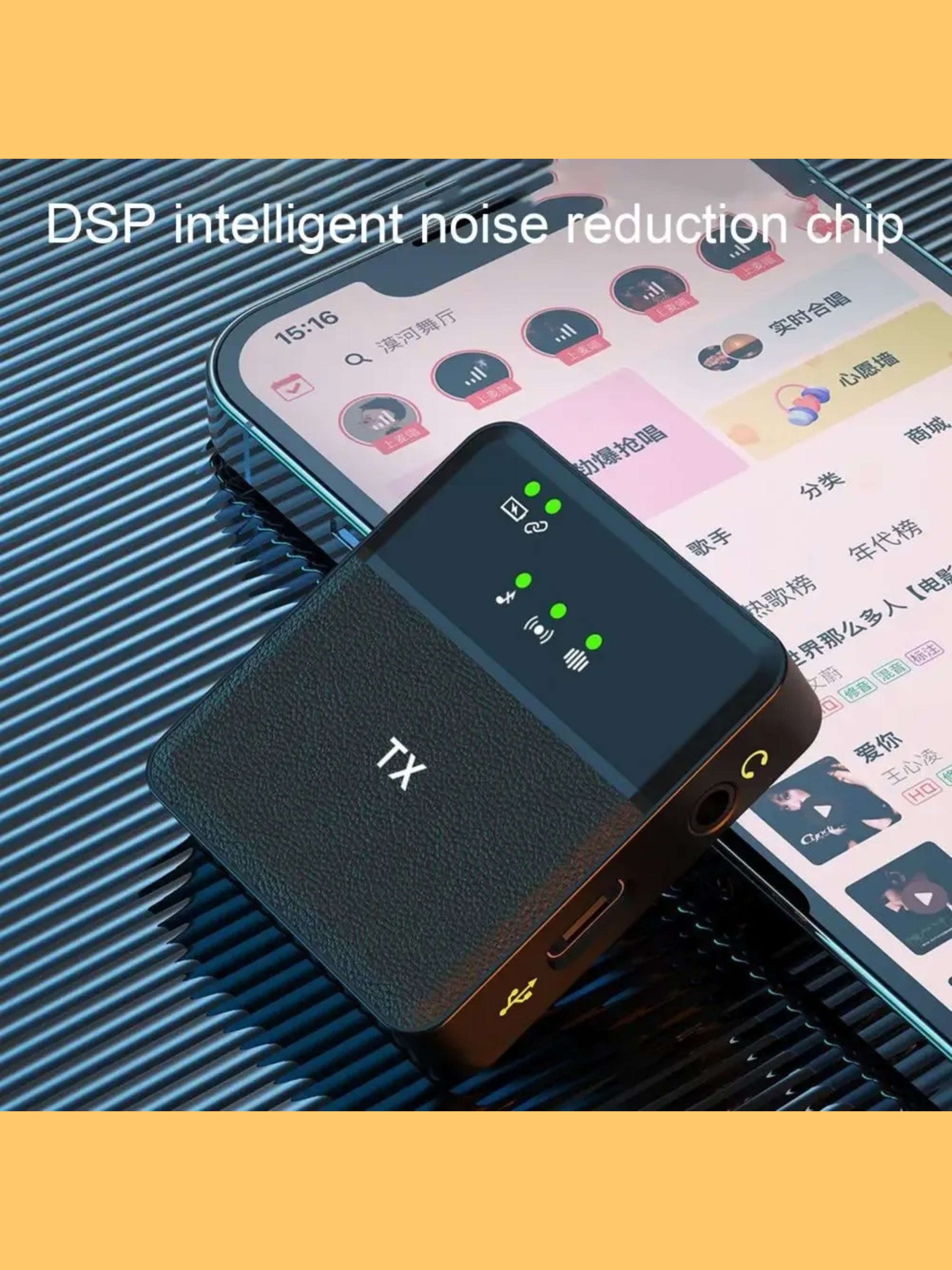 SX8 Wireless Microphone USB Type-C (single lavalier)for Professional Purposes "Value Product"