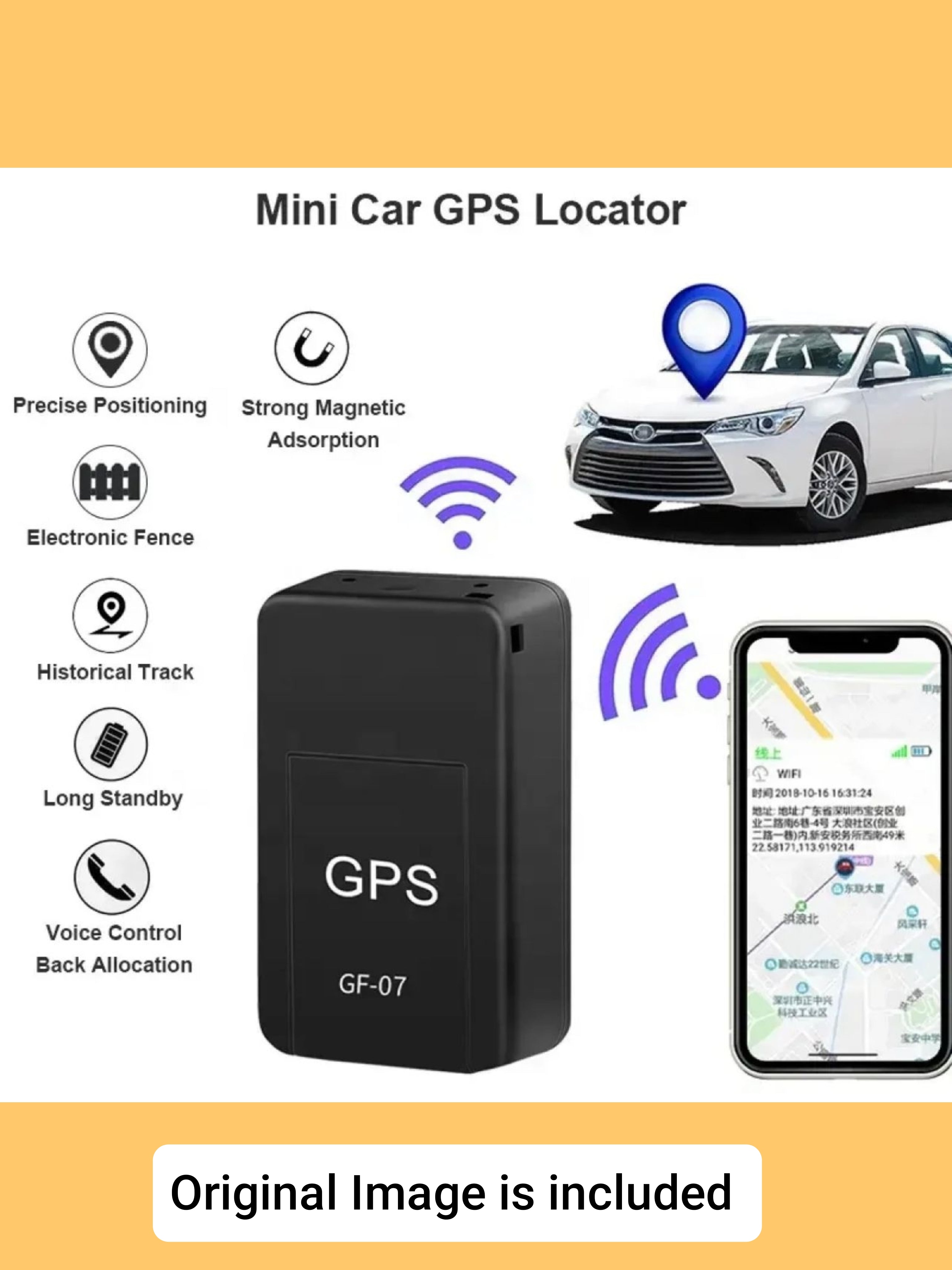 GF-07 (Mini) Magnetic GPS Tracker ”Value Gadget"
